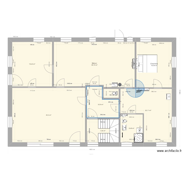 Baerenthal RDC et Etage 2023-03. Plan de 20 pièces et 312 m2