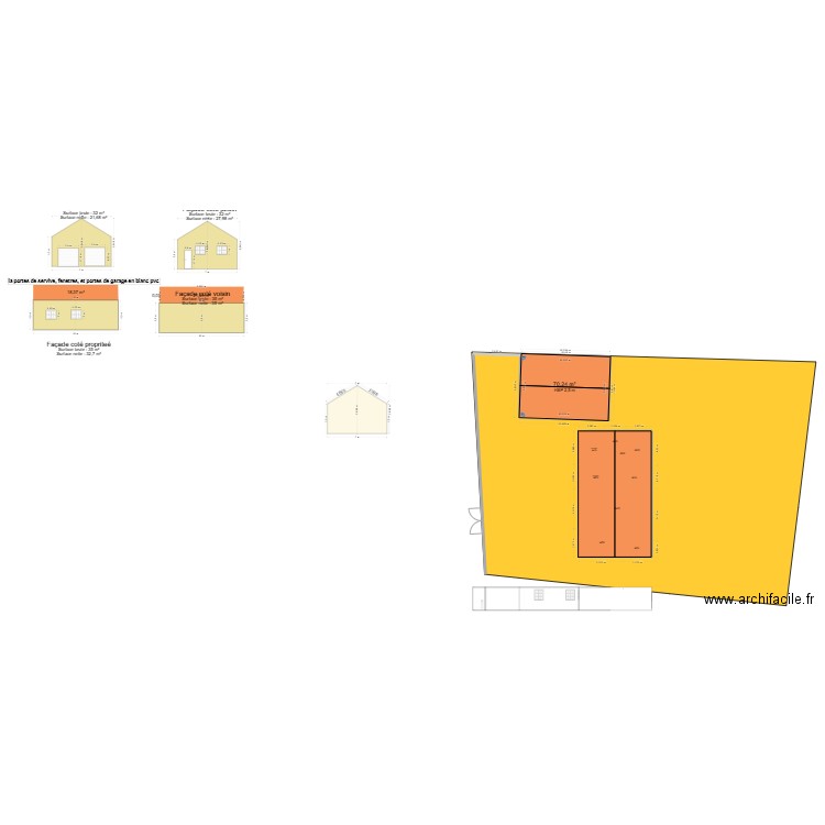 chilleurs au bois. Plan de 10 pièces et 181 m2