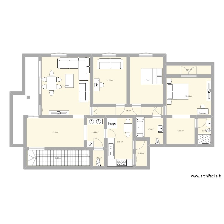 HomeH. Plan de 0 pièce et 0 m2