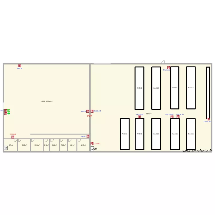 SOMATEM PRIX LES MEZIERES. Plan de 