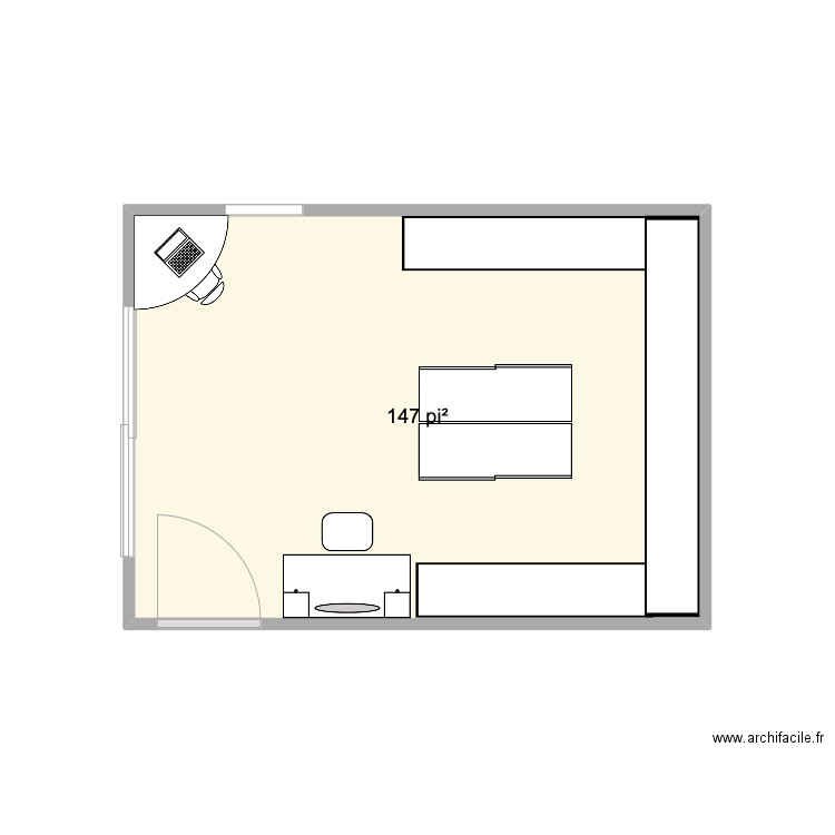 Walkin. Plan de 0 pièce et 0 m2