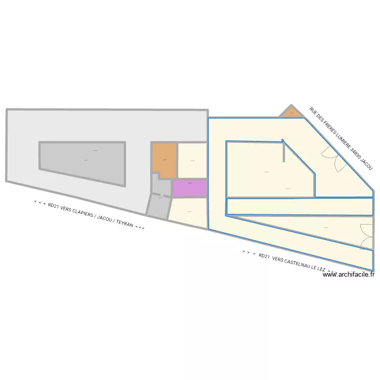 AK99 PLATEAU D'ACTIVITE 060124. Plan de 