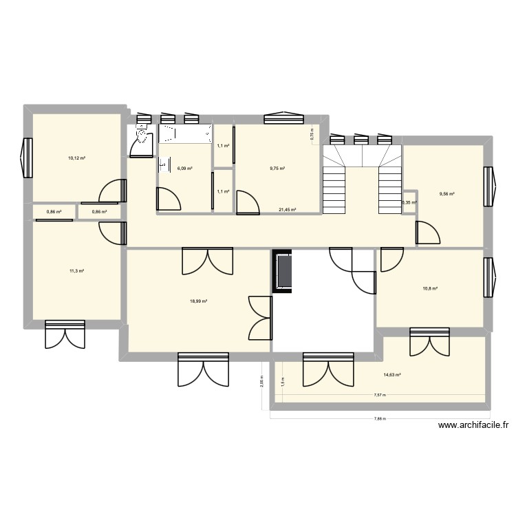 C&eacute;zanne 2. Plan de 0 pièce et 0 m2