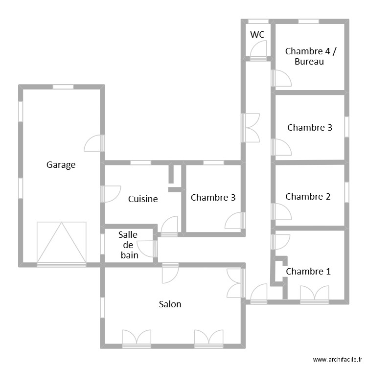 IA_Oleron_Agoutborde. Plan de 10 pièces et 149 m2