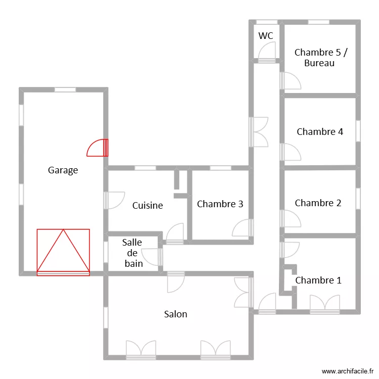 IA_Oleron_Agoutborde. Plan de 10 pièces et 149 m²