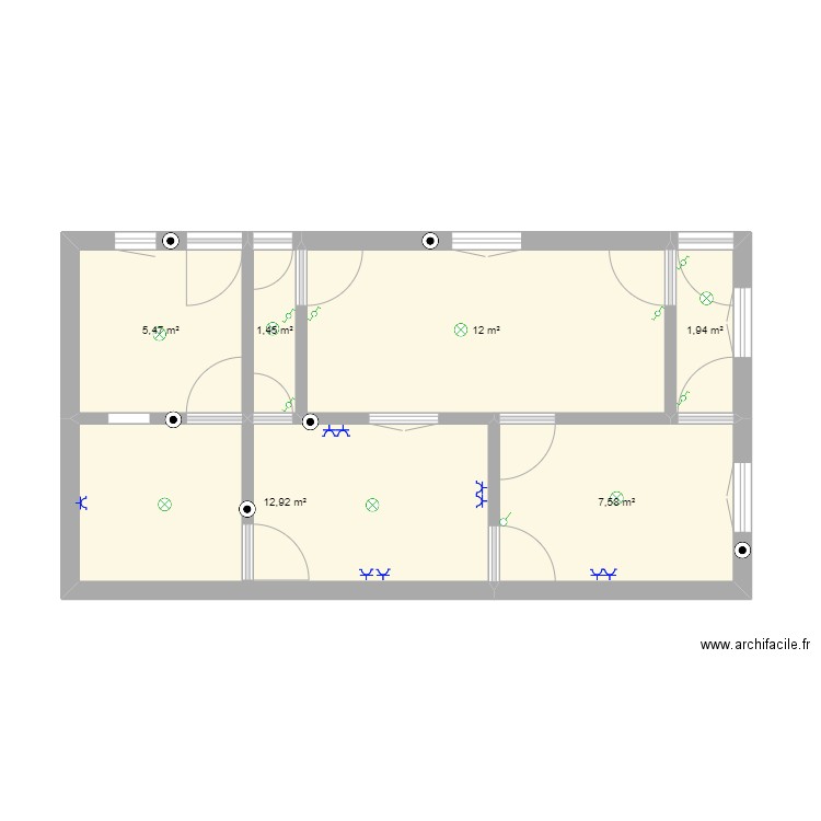 greta 1. Plan de 0 pièce et 0 m2