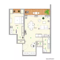 St.Maur version cuisine dans s&eacute;jour ''option''.