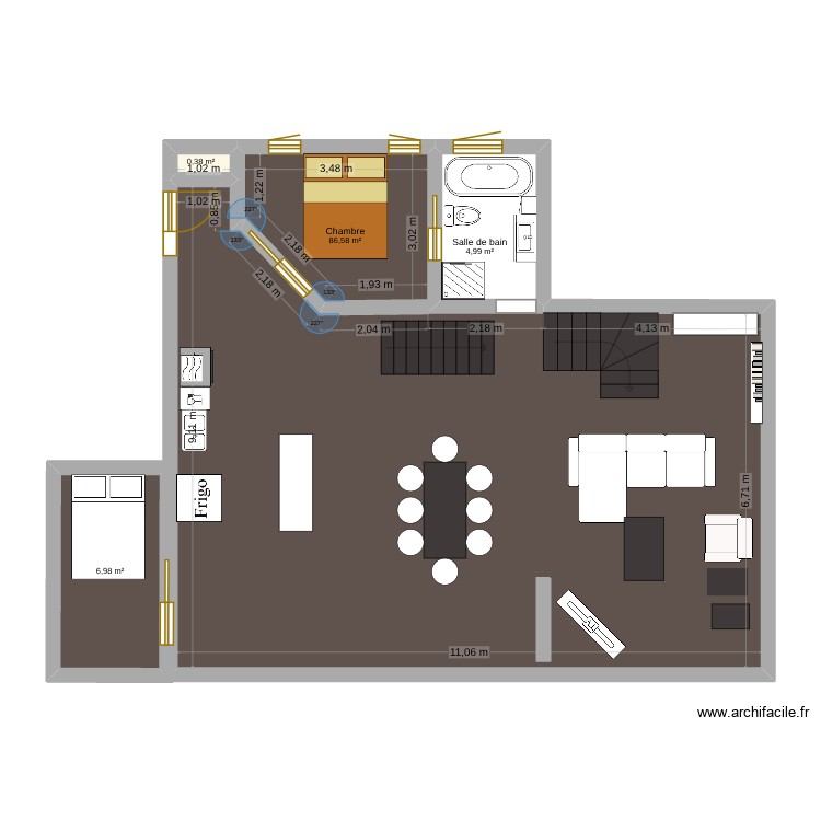 extension avec derogation. Plan de 0 pièce et 0 m2