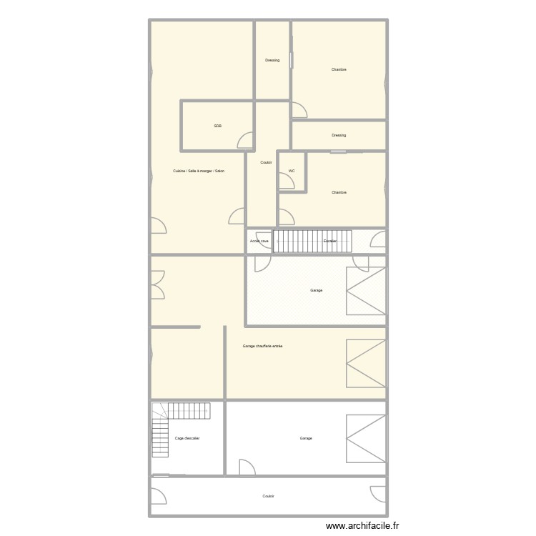 RDC brut. Plan de 0 pièce et 0 m2