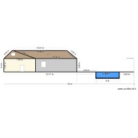 PLAN DE COUPE PISCINE