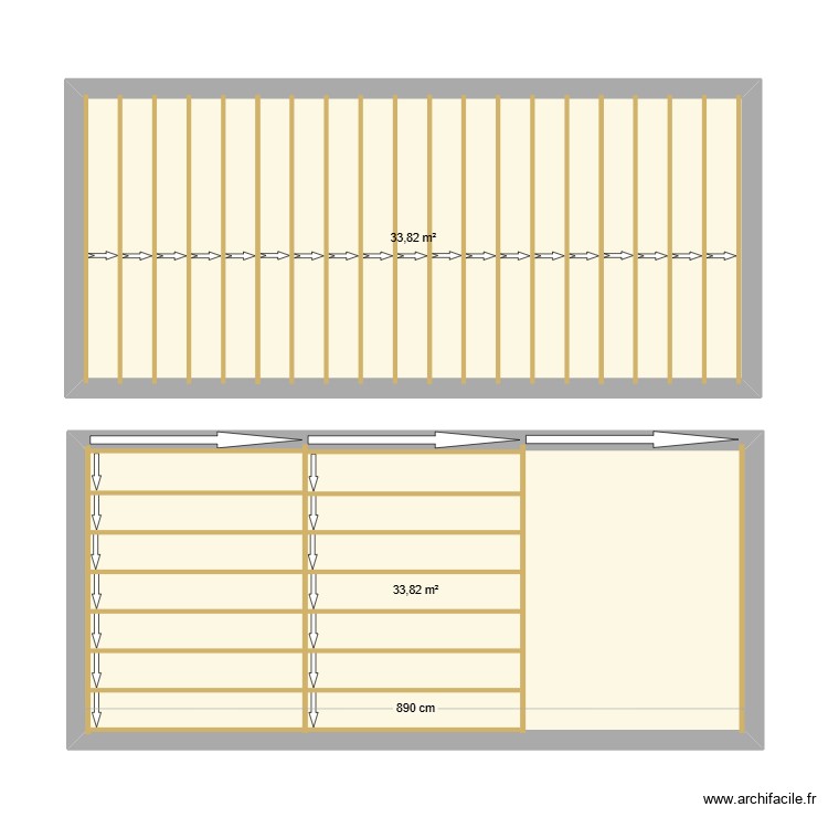 solivage. Plan de 0 pièce et 0 m2
