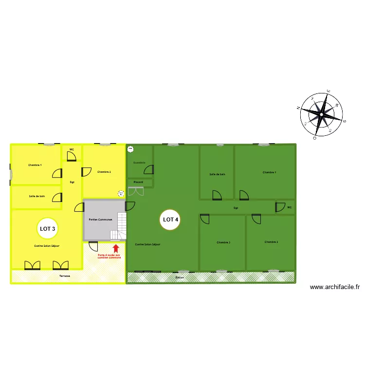 haut gardane. Plan de 