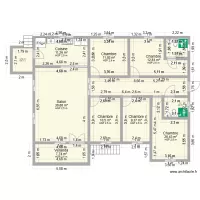 Nouveau plan 2 de 14*10 = 140m2