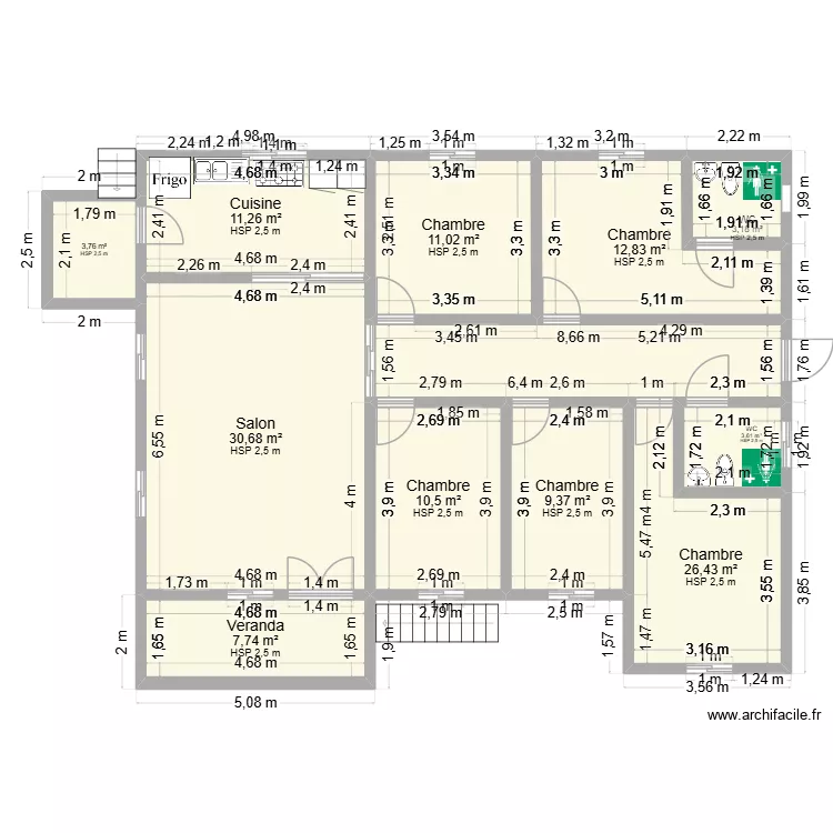 Nouveau plan 2 de 14*10 = 140m2. Plan de 11 et 130 m² Nouveau plan 2 de 14*10 = 140m2. Plan de 11 et 130 m²