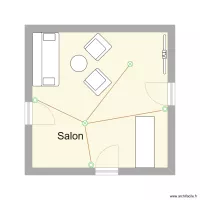 Salon telerupteur 3BP 2 Lampe