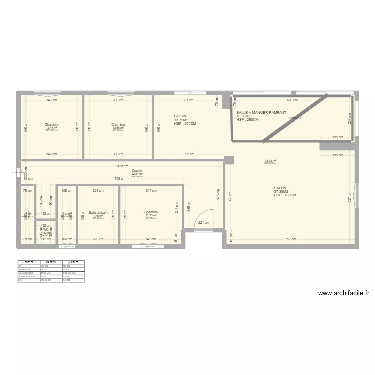 SEMEZIES NATHALIE. Plan de 