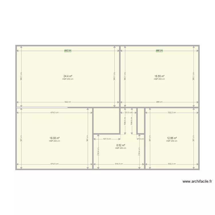 MARTIAL. Plan de 7 Pièces et 85 m² MARTIAL. Plan de 7 Pièces et 85 m²