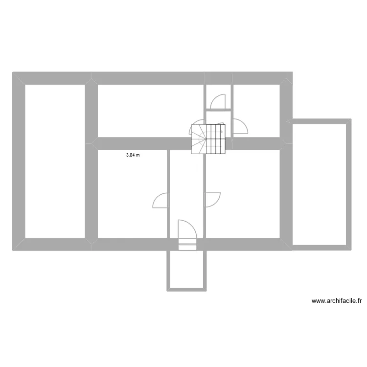 denes. Plan de 6  et 66 m²