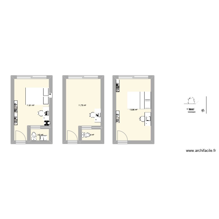 bureau. Plan de 0 pièce et 0 m2