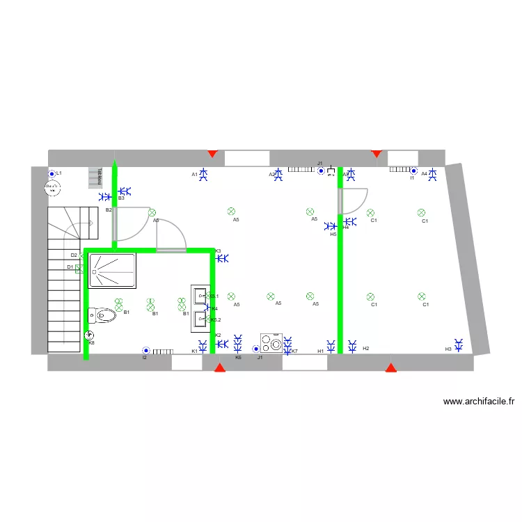 Studio Electricit&eacute; Final. Plan de 