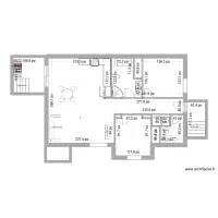 duplex avec poteau salle de lavage
