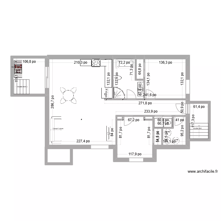 duplex avec poteau salle de lavage. Plan de 8 et 97 m² duplex avec poteau salle de lavage. Plan de 8 et 97 m²