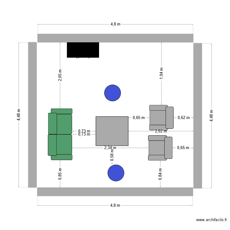 plan implantation trésorerie hopital. Plan de 0 pièce et 0 m2