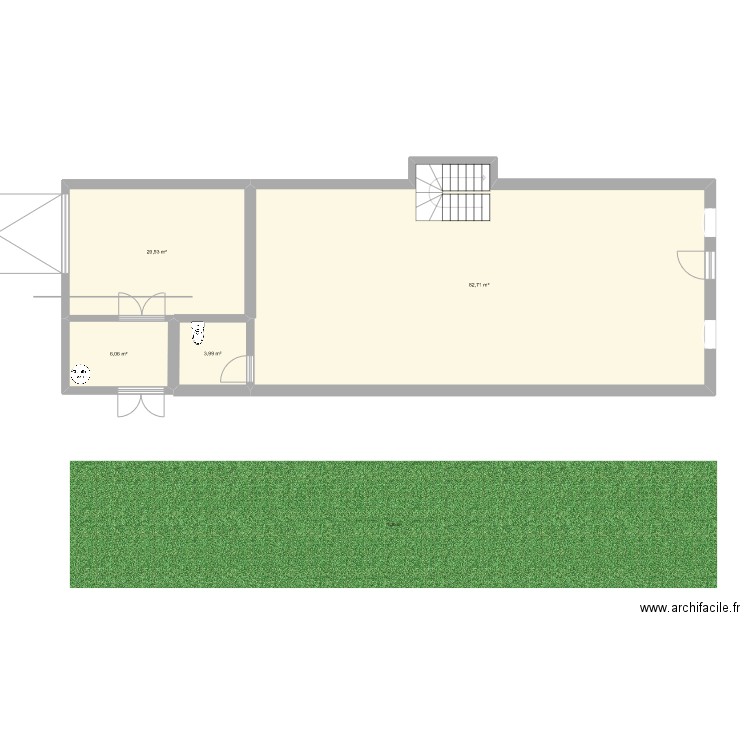 Maison individuelle La Vieille Lyre. Plan de 4 pièces et 113 m2