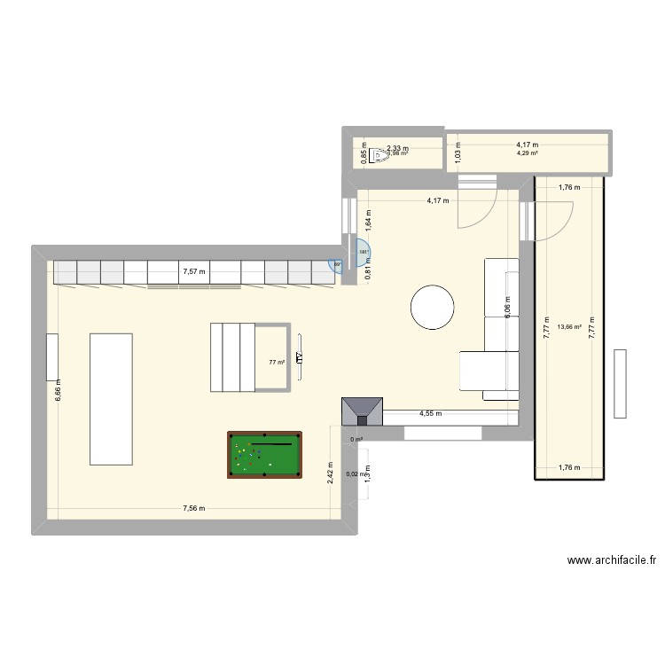 Manigod - 4. Plan de 6 pièces et 97 m2