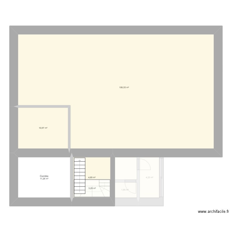 Buzet - TAnnerie - apres amenagement v2. Plan de 55 pièces et 605 m2