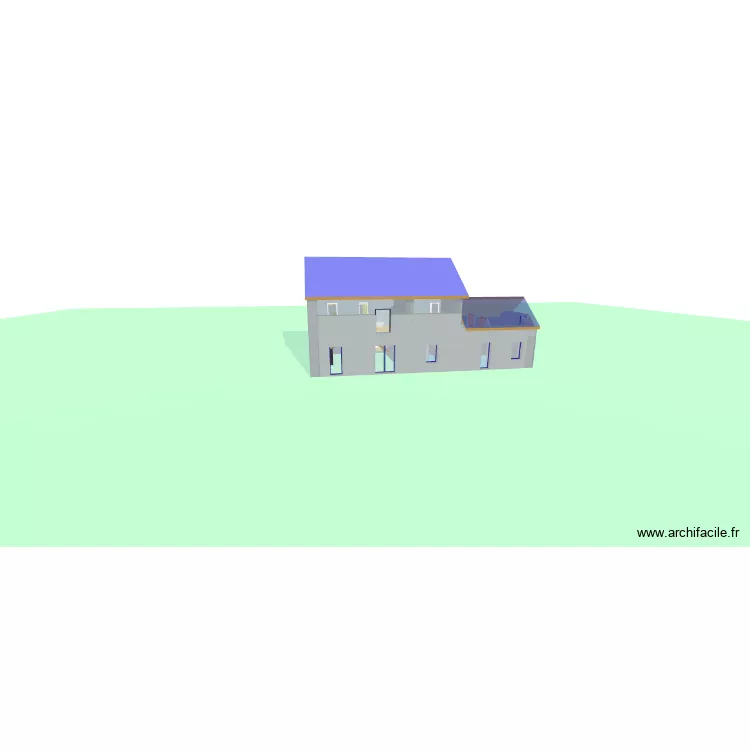 logements 3 et 4. Plan de 17  et 190 m²