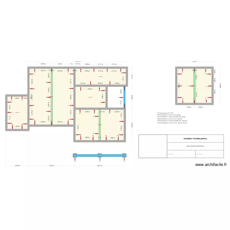 perkielwicz. Plan de 6  et 184 m²
