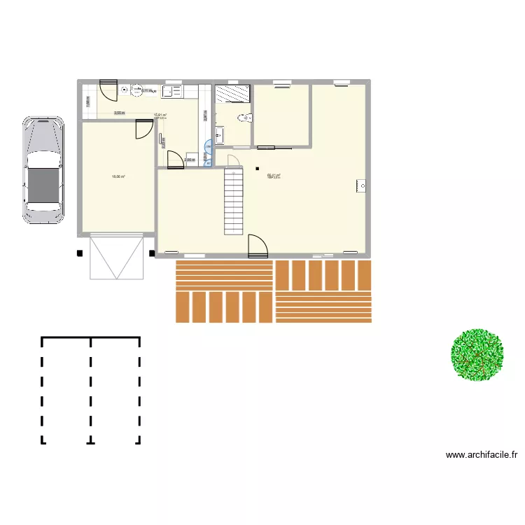 Plan Maison RDC Projet. Plan de 