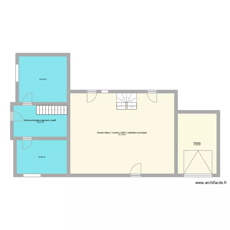 Maison Pagny-sur-Meuse. Plan de 5  et 119 m²