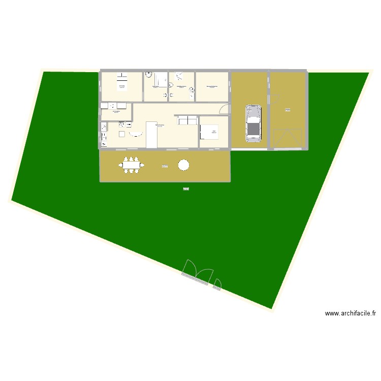 Paul Bert 4. Plan de 11 pièces et 644 m2