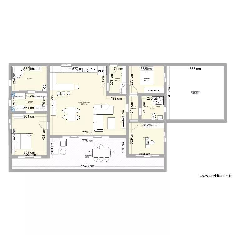 MAISON ANNE F4. Plan de 