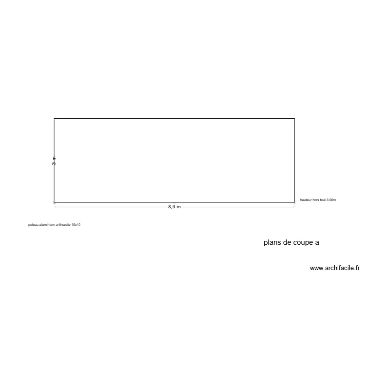 carport coupe a. Plan de carport coupe a. Plan de