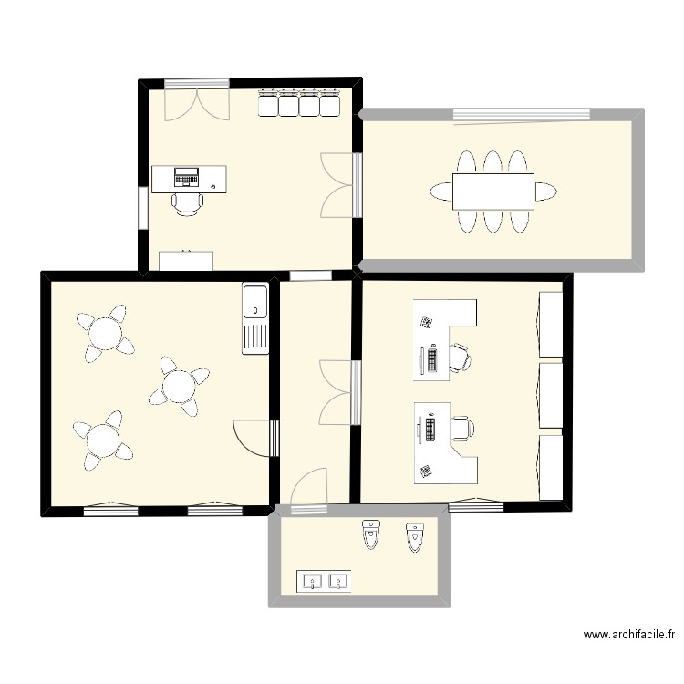 Noa. Plan de 17 pièces et 231 m2