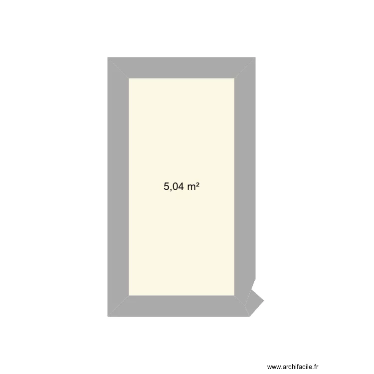 sdb mer. Plan de 1  et 5 m²