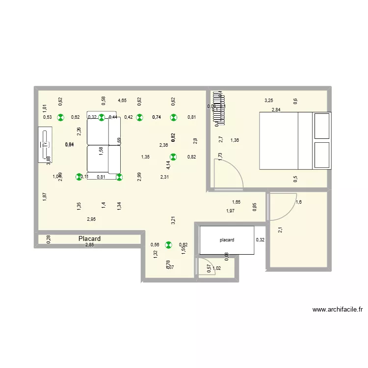appart. Plan de 5 et 35 m² appart. Plan de 5 et 35 m²