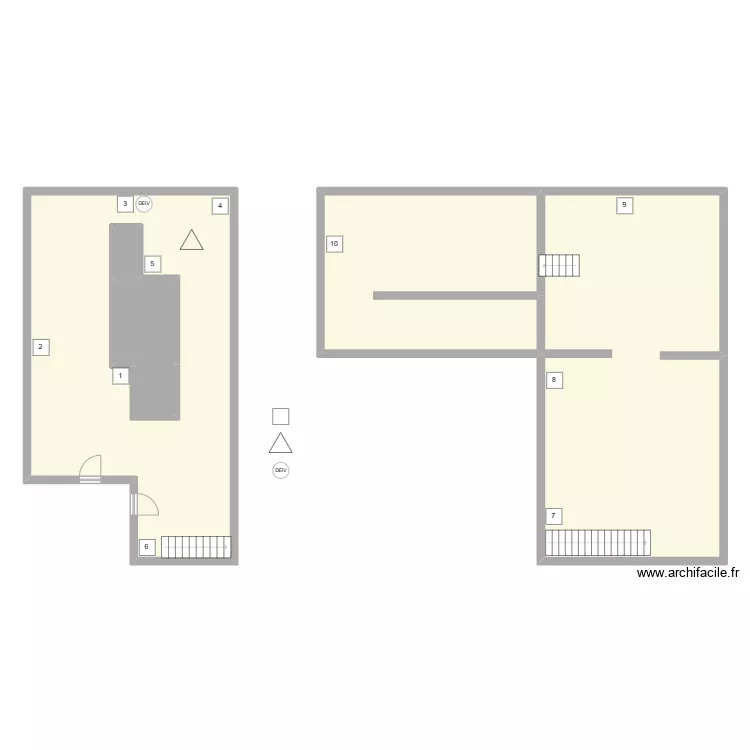 Boulangerie LRB. Plan de 
