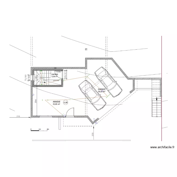 SOUS SOL QUAIX EN CHARTREUSE. Plan de SOUS SOL QUAIX EN CHARTREUSE. Plan de