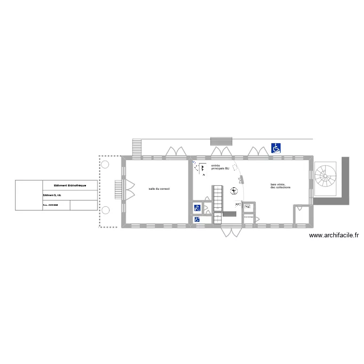 Vierge_Bat.B.rdc. Plan de 8  et 49 m²