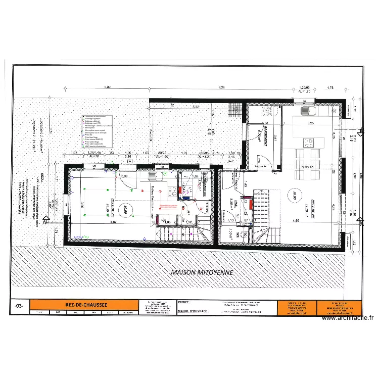 RDC Gauche Me L&eacute;ger. Plan de 