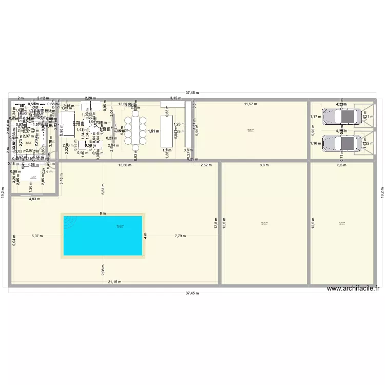Diderot - maison. Plan de 10 pièces et 668 m²