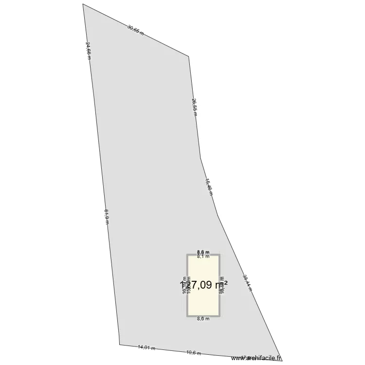 ansac. Plan de 1  et 127 m²