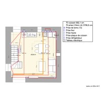 sch&eacute;ma prise &eacute;lectrique courant fort RDC