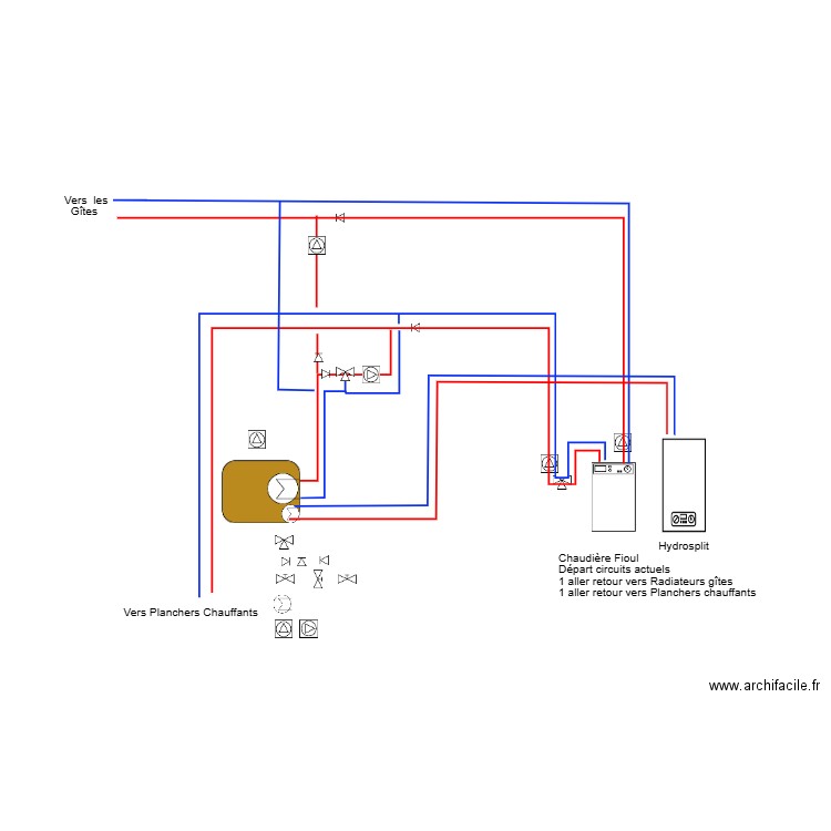 plan plomberie pac. Plan de 0 pièce et 0 m2