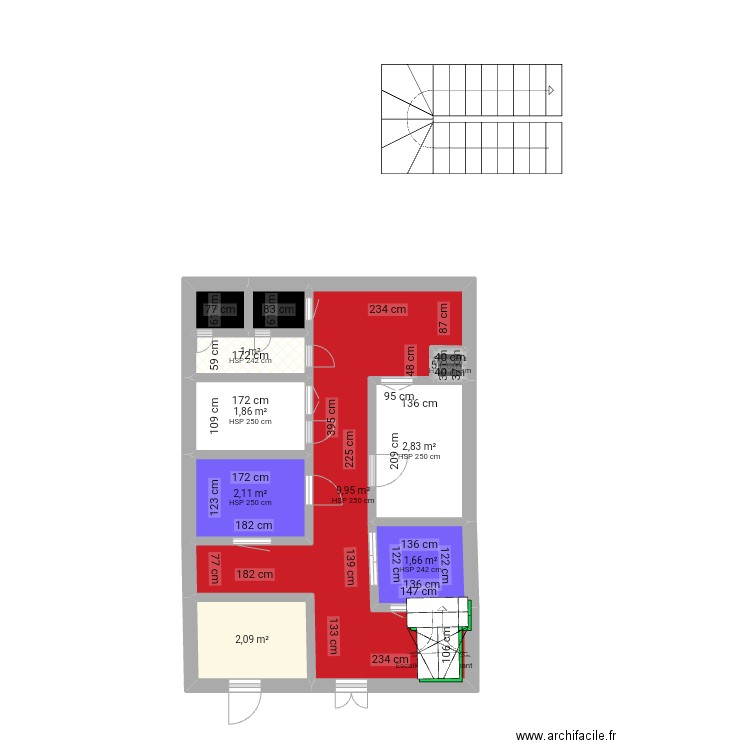 plan thies none. Plan de 10 pièces et 23 m2