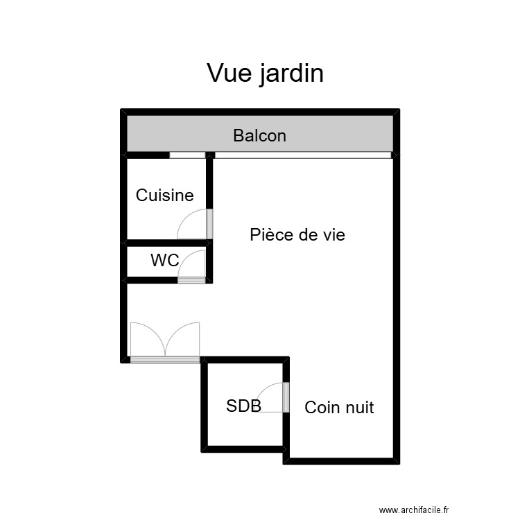 SALARD 2. Plan de 5 pièces et 23 m2